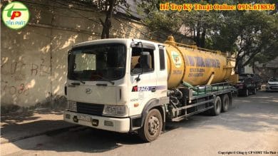 hút bể phốt tại Thạch Thất