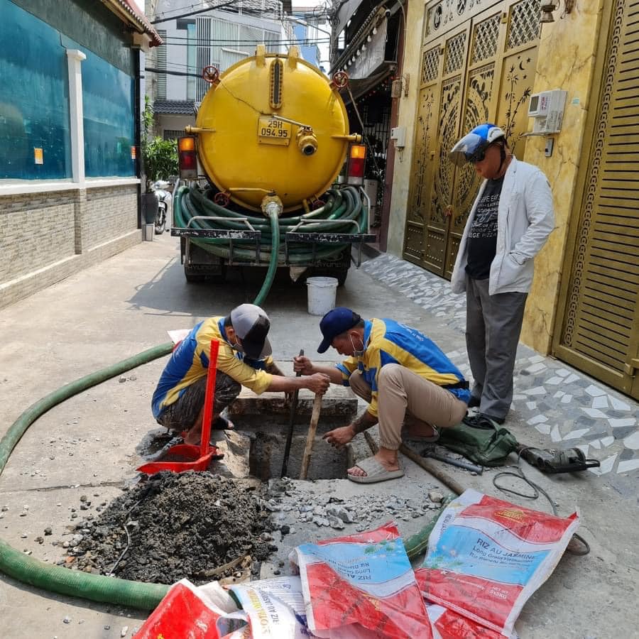 hút bể phốt tại Tân Mỹ 2