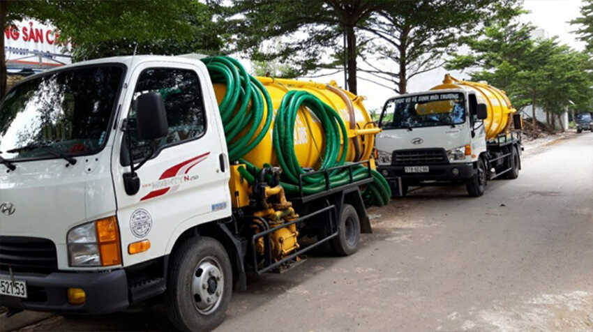 Hút bể phốt tại Xuân Đỉnh 1