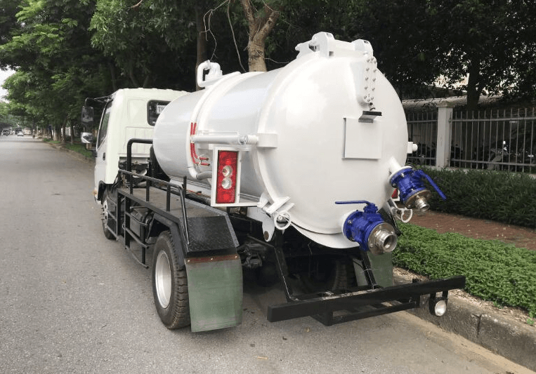 Hút bể phốt tại Kim Giang 2