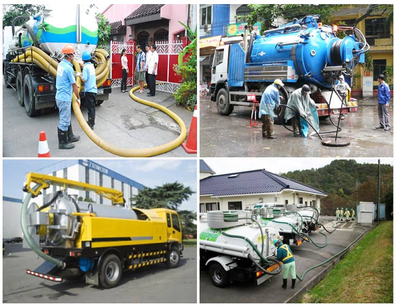 hút bể phốt tại Trung Hòa 3