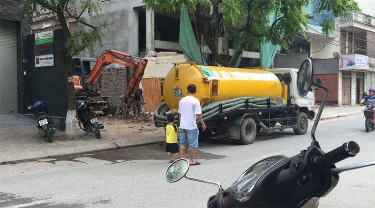 hút bể phốt tại Nghĩa Đô 3