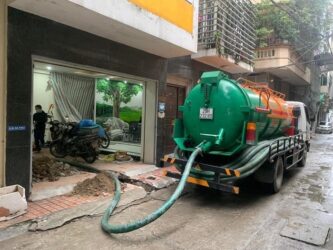 hút bể phốt tại Thụy Phương