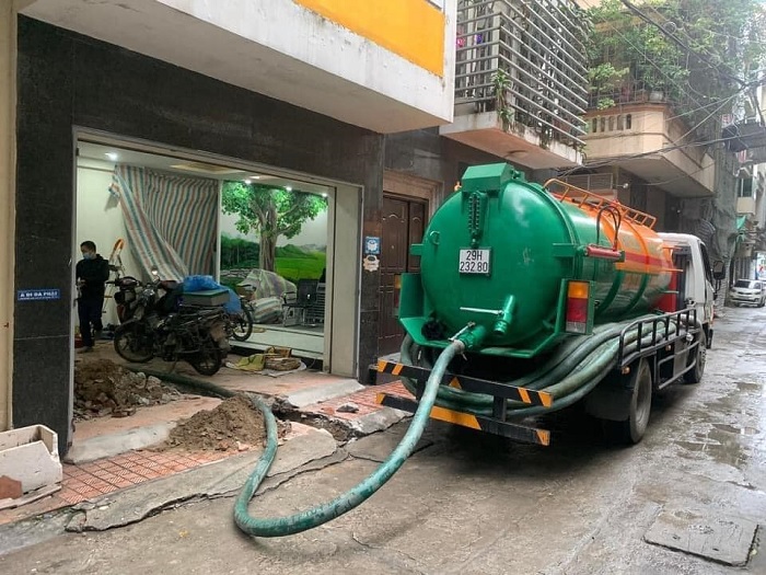 hút bể phốt tại Thụy Phương 