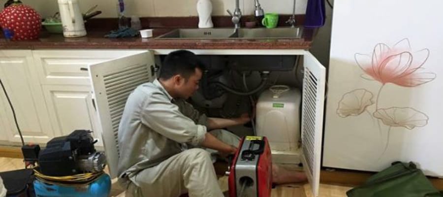 thông tắc chậu rửa bát tại quận Hoàng Mai 3