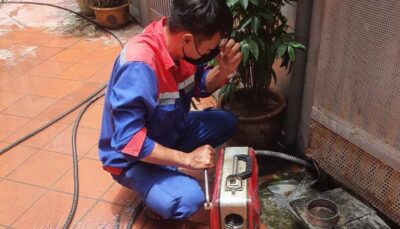 Thông tắc cống tại Đan Phượng 3