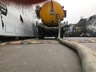 Hút bể phốt tại hòa bình