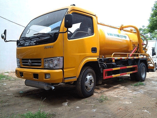 xe hút bể phốt 4 khối