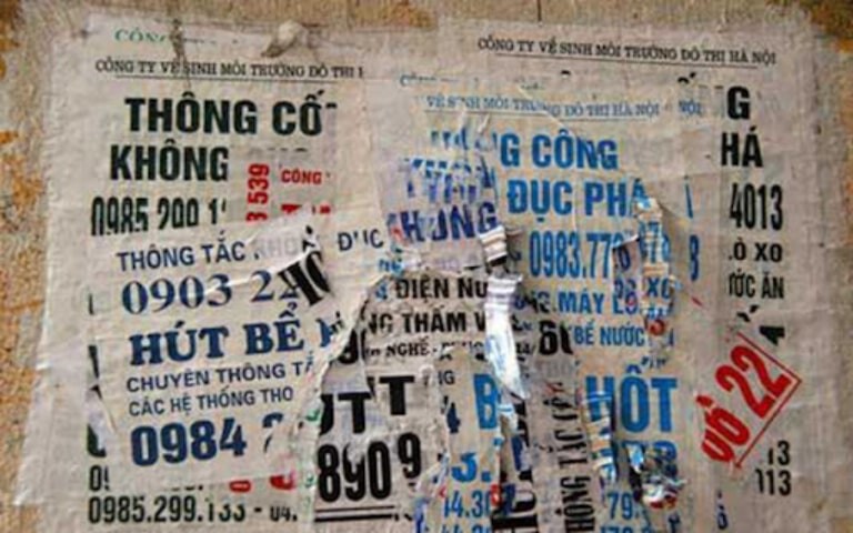 Hút bể phốt tại Cống Vị 1