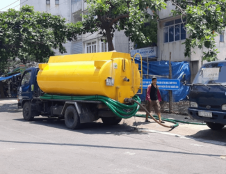 hút bể phốt tại Liễu Giai 2